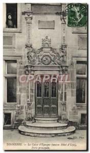 Postcard Thunder Former Caisse d & # 39Epagne Main Gate