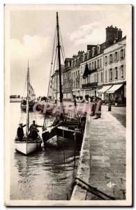 St Valery en Caux - Le Quai d & # 39amont - Old Postcard