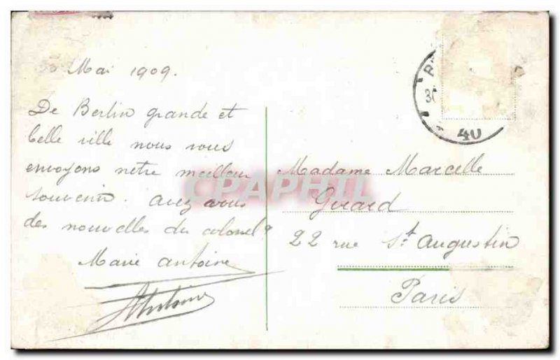 Berlin National Gallery Old Postcard und Friedrichsbrücke