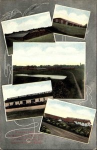 Monroe MI Nursery Multi View c1910 Advertising Postcard