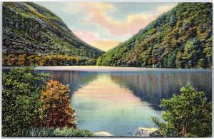 postcard NH -Profile Lake, Franconia Notch, New Hampshire