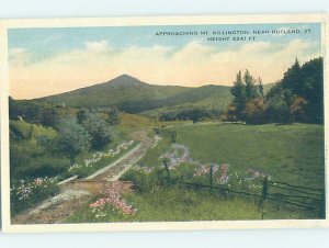 Pre-Chrome SKIING RESORT AREA IN SUMMER Rutland Vermont VT AG5390@