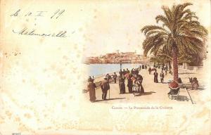 BR95213 cannes la promenade de la croisette france litho