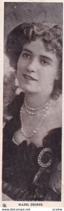 Mabel Thorne, Bookmark Card, 1900s; TUCK Series 7