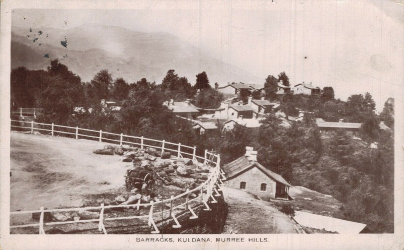 Pakistan Barracks Kuldana Murree Hills RPPC 05.50