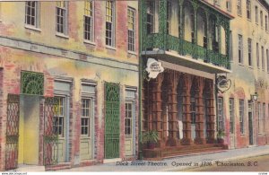 CHARLESTON, South Carolina, PU-1956; Dock Street Theatre, Opened in 1736