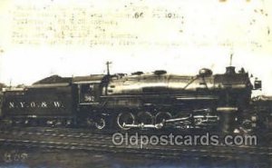 NYO&W Train, Unused close to perfect corners, light oxidation on card from we...