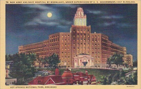 New Army And Navy Hospital By Moonlight Under Supervision Of U S Government H...