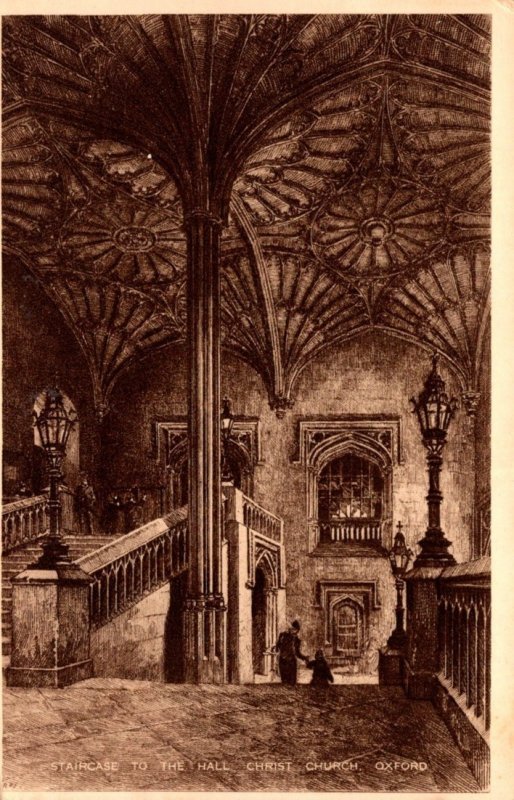 England Oxford Christ Church Staircase To The Hall