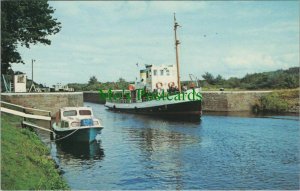 Scotland Postcard - Scott II Cruise Ship on Caledonian Canal RS27443