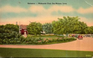 Iowa Des Moines Wakonda Club Entrance