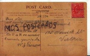 Genealogy Postcard - Will Evans - 105 Warwick Street, Victoria, London - R1310