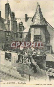Old Postcard Bourges Hotel Cujas