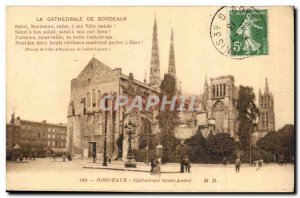 Bordeaux - The Cathedral - Old Postcard