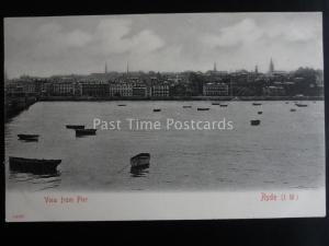 Isle of Wight RYDE View from Pier c1902 UB by Stengel & Co 14737