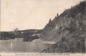 Canada, ON, Jack Fish, Lake Superior COAL MINING, 1921 CPR Pacific Railway Issue