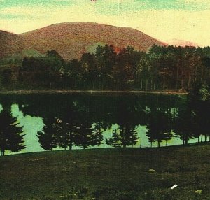 Warrensburg NY New York Echo Lake Hackensack Mountain 1915 Vtg Postcard