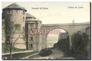 Old Postcard Souvenir de Namur Chateau des Comtes