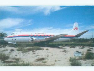 1986 AEROLINEAS REPUBLICA CZECHOSLOVAKIA AIRLINES AIRPLANE Tucson AZ E5823