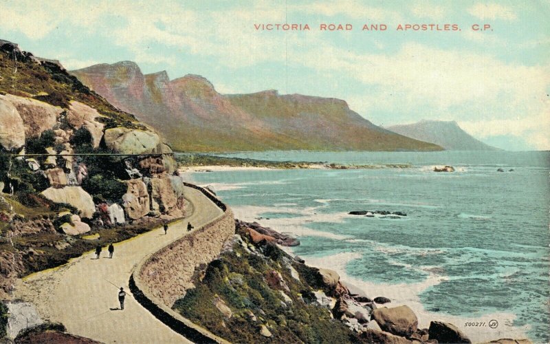 South Africa Victoria Road And Apostles C.P Cape Town 06.18