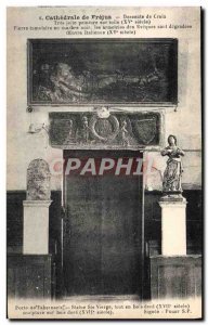 Old Postcard From Frejus Cathedral Tabernacle Gate Cross Descent From Statue ...