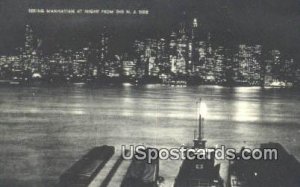 Manhattan - New York from New Jersey Postcards, New Jersey NJ Postcard