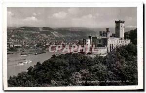 Old Postcard Schloss und Stolezenfels Oberlahnstein has Rh