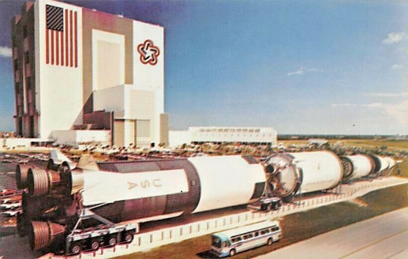 Airline  The Saturn VRocket on Display near Vehicle 