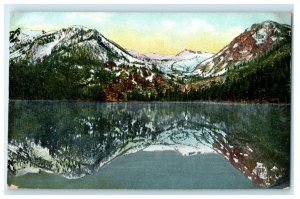 A View Of Cascade Lake Near Lake Tahoe California CA Unposted Vintage Postcard 