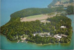 YMCA Geneva Park Orillia Ontario ON Aerial View c1989 Postcard D56 *As Is