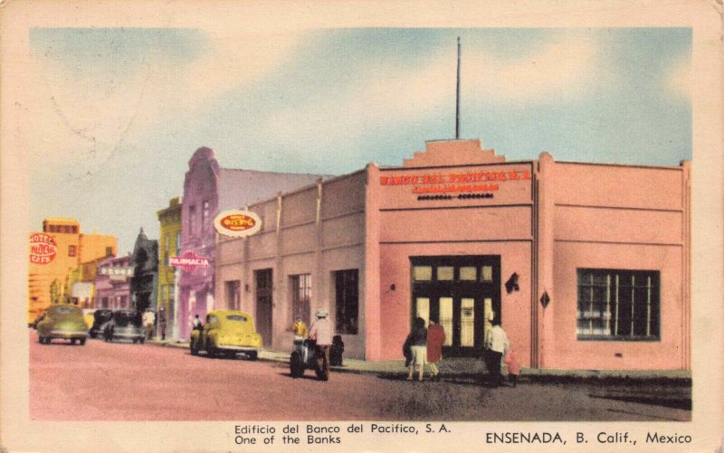 Postcard One of the Banks in Ensenada, Baja California, Mexico~125801