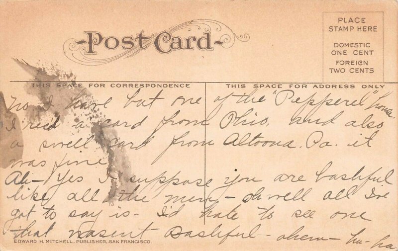 Court House, Santa Ana, California, Early Postcard