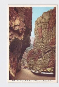 ANTIQUE POSTCARD NATIONAL STATE PARK YELLOWSTONE BOX CANYON CODY ROAD #1