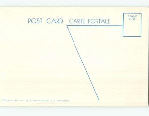 Unused W-Border TOWN VIEW SCENE Perce - Gaspe Peninsula Quebec QC o1128