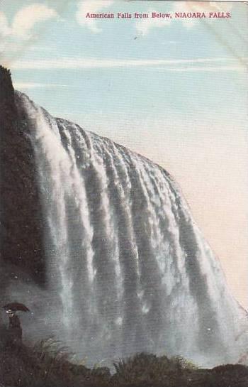 New York Niagara Falls American Falls From Below