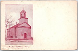 Second Universalist Church Lynn Massachusetts MA Parish Antique Postcard