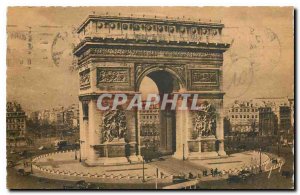 Old Postcard and Paris Arc de Triomphe Etoile Wonders