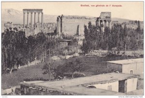 Vue Generale De l'Acropole, Baalbek, Lebanon, 1900-1910s