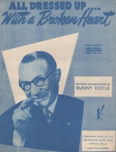 Bunny Doyle All Dressed Up Vintage Rare Sheet Music