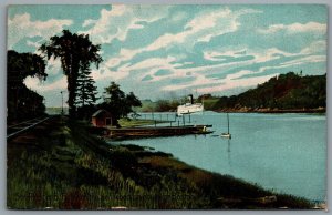 Postcard Kennebec River ME c1907 Steamer Ransom Fuller Eastern Steamship Company