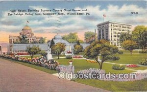 Palm House, Luzerne County Court House Wilkes Barre, PA, USA 1944 big vertica...