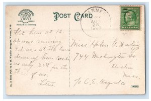 1909 Warner River, Warner New Hampshire NH Posted Antique Postcard