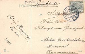 B2430 Germany Kiel Schlossgarten 1908  front/back scan