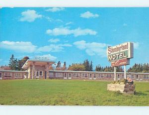 Damaged-Back Pre-1980 MOTEL SCENE Aulac In Sackville - Near Moncton NB B6911