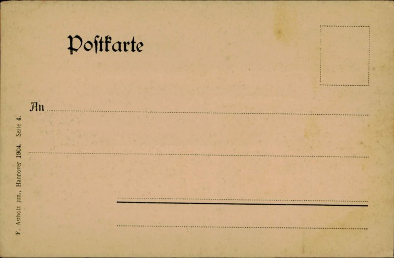 B576 Germany Hannover museum postcard 1900s