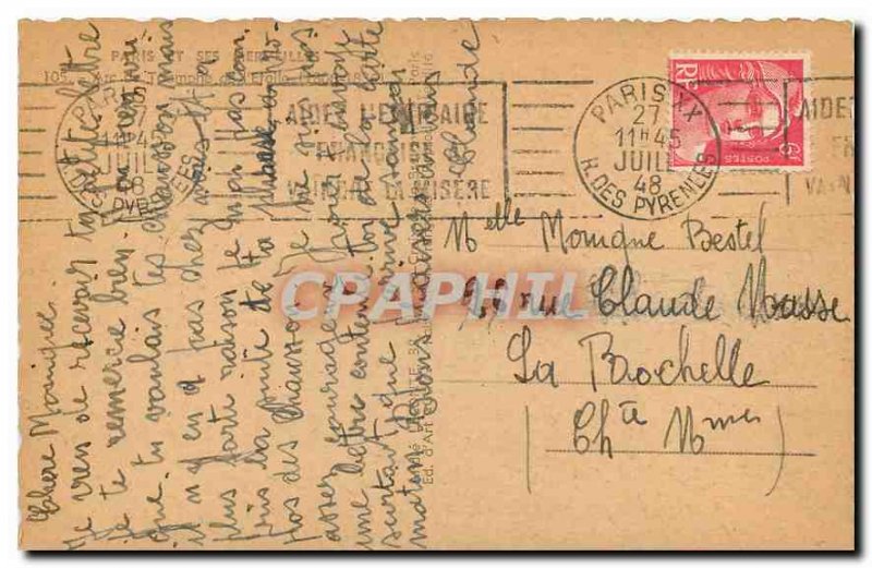 Old Postcard and Paris Arc de Triomphe Etoile Wonders