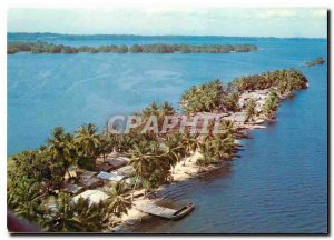 Modern Postcard Republic of Ivory Coast Overview of Langune