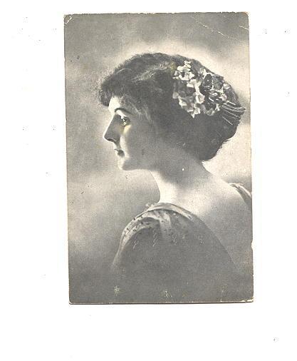 Beautiful Woman, Lovely Upswept Hair, 1919