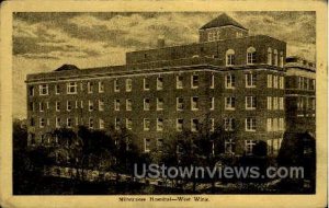Milwaukee Hospital - Wisconsin WI Postcard