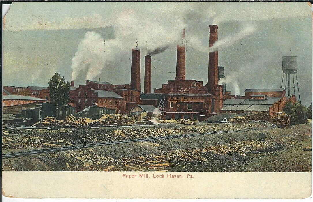 AZ041 Paper Mill, Lock Haven, Pennsylvania, 19071915 Golden Age